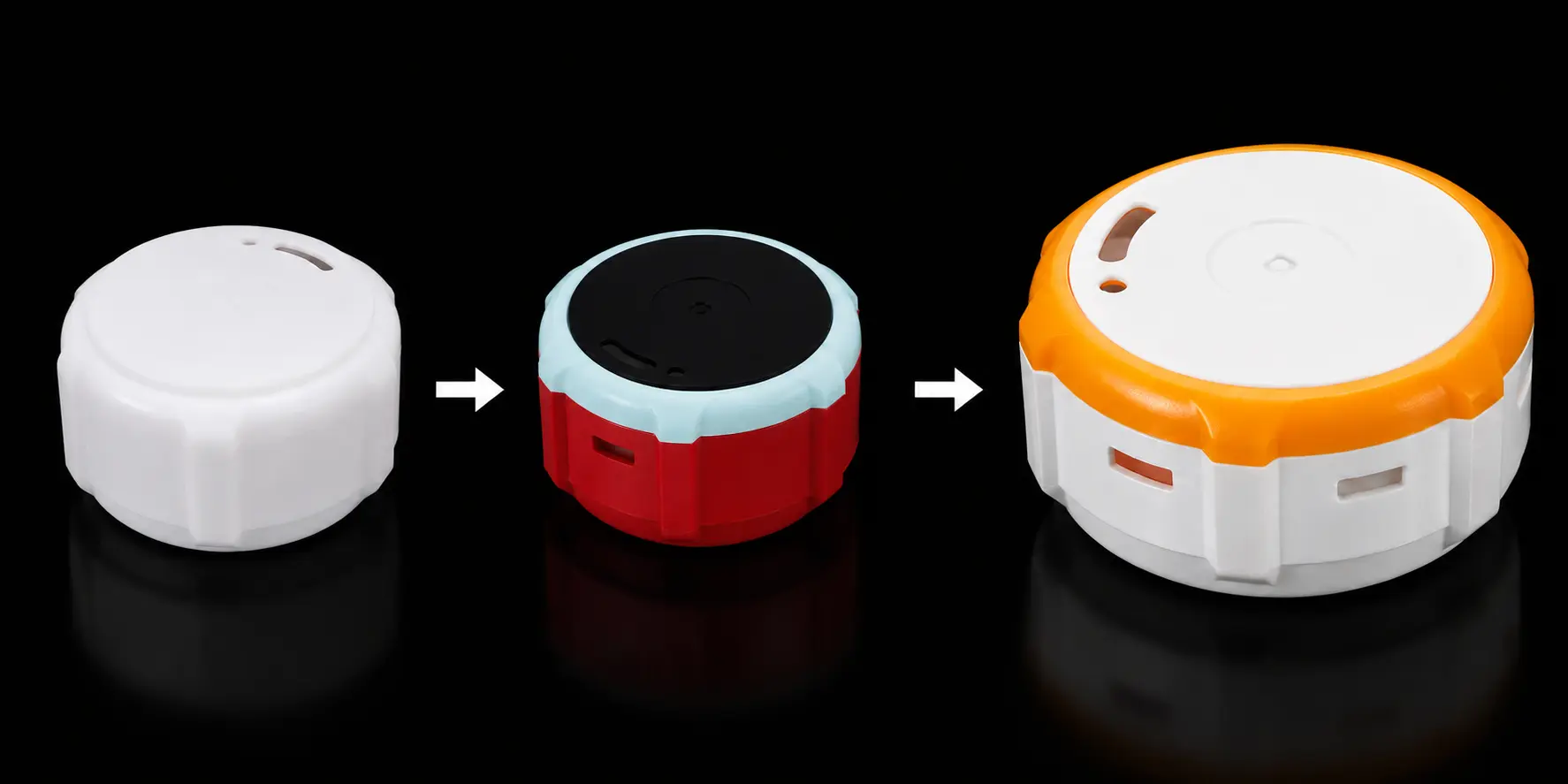 Smart pill cap final outcome — prototype iterations to finished product